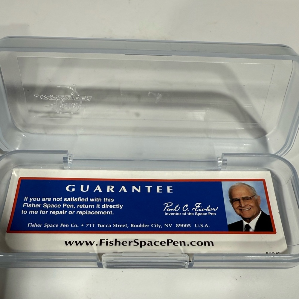 Space Pen with Clip & Case by Fisher - Picture 7 of 8